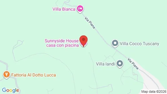 Apartments for rent i Lucca - kort over placeringen