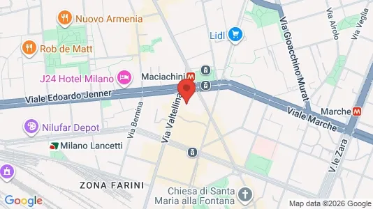 Apartments for rent i Milano Zona 9 - Porta Garibaldi, Niguarda - kort over placeringen