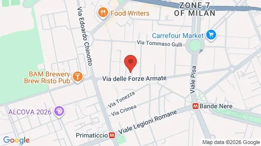 Apartments for rent i Milano Zona 6 - Barona, Lorenteggio - kort over placeringen