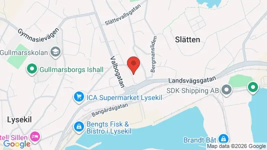 Apartments for rent i Lysekil - kort over placeringen