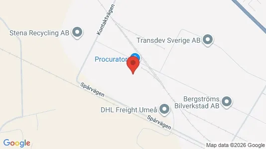 Apartments for rent i Umeå - kort over placeringen