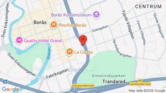 Apartments for rent i Borås - kort over placeringen