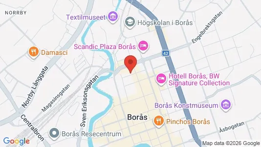 Apartments for rent i Borås - kort over placeringen