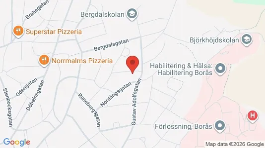 Apartments for rent i Borås - kort over placeringen