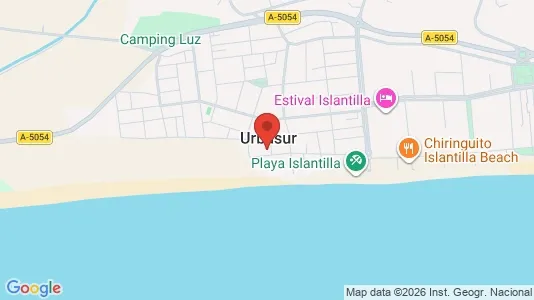 Apartments for rent i Isla Cristina - kort over placeringen