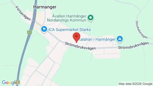 Apartments for rent i Nordanstig - kort over placeringen