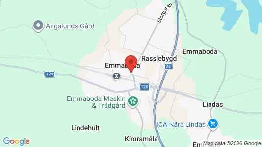 Houses for rent i Emmaboda - kort over placeringen