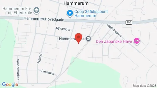 Apartments for rent i Herning - kort over placeringen