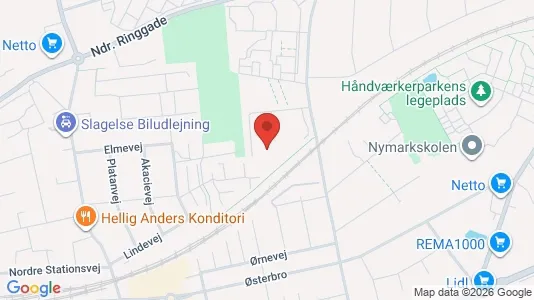 Apartments for rent i Slagelse - kort over placeringen