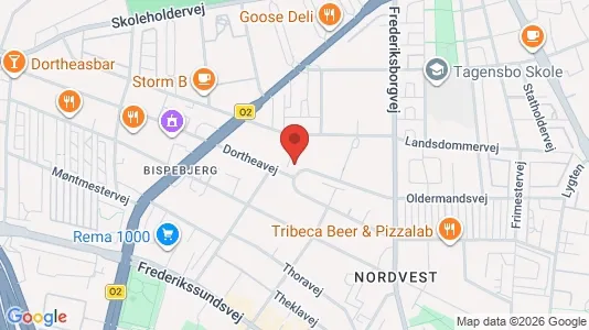 Apartments for rent i Copenhagen NV - kort over placeringen