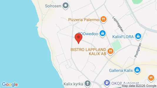 Apartments for rent i Kalix - kort over placeringen