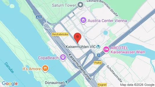 Apartments for rent i Vienna Donaustadt - kort over placeringen