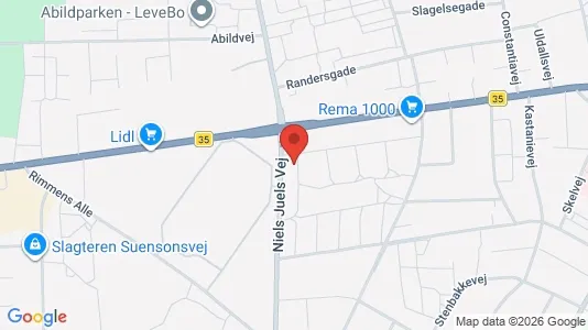 Apartments for rent i Frederikshavn - kort over placeringen