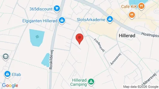 Apartments for rent i Hillerød - kort over placeringen