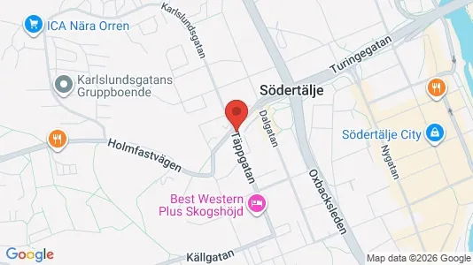 Apartments for rent i Södertälje - kort over placeringen