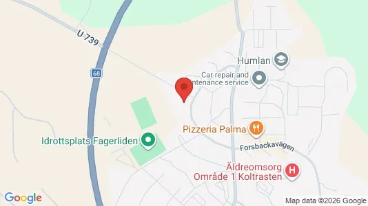 Apartments for rent i Fagersta - kort over placeringen
