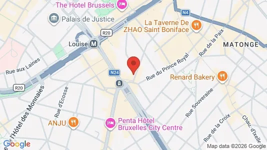 Apartments for rent in Brussels Elsene - Photo from Google Street View