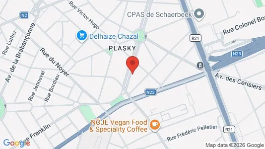 Apartments for rent in Brussels Schaarbeek - Photo from Google Street View
