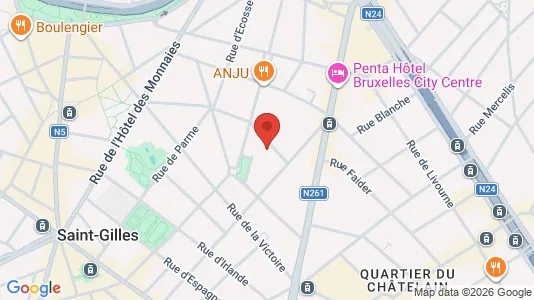Apartments for rent in Brussels Sint-Gillis - Photo from Google Street View