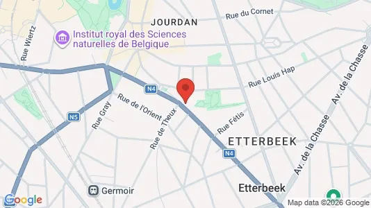 Apartments for rent in Brussels Etterbeek - Photo from Google Street View
