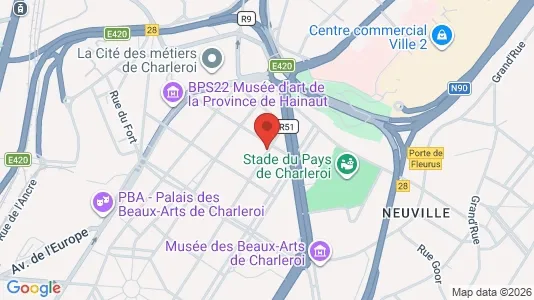 Apartments for rent in Charleroi - Photo from Google Street View