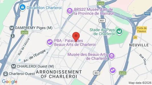 Apartments for rent in Charleroi - Photo from Google Street View