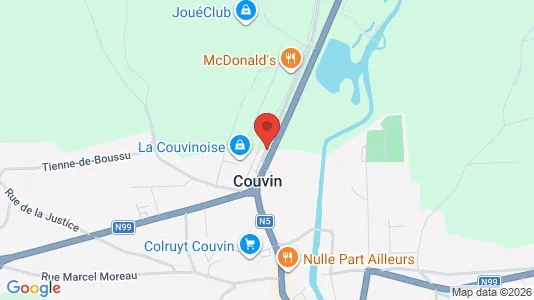 Apartments for rent in Couvin - Photo from Google Street View
