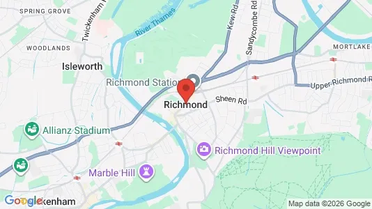 Houses for rent i Richmond - Surrey - kort over placeringen