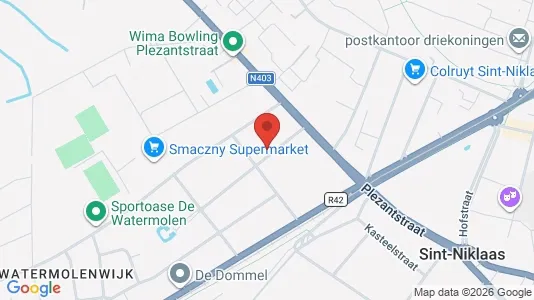 Apartments for rent i Sint-Niklaas - kort over placeringen