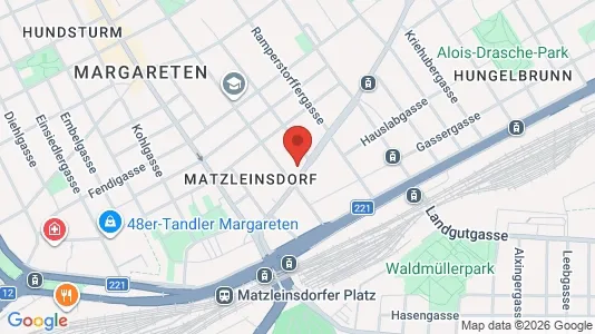 Apartments for rent i Vienna Margareten - kort over placeringen