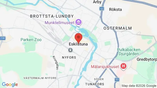 Houses for rent i Eskilstuna - kort over placeringen