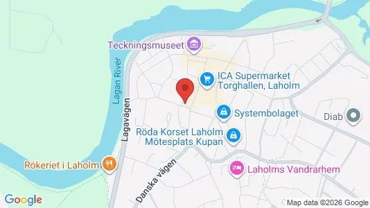 Apartments for rent i Laholm - kort over placeringen