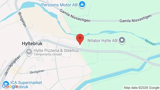 Apartments for rent i Hylte - kort over placeringen
