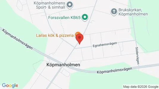 Apartments for rent i Örnsköldsvik - kort over placeringen