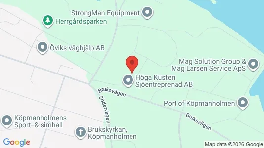 Apartments for rent i Örnsköldsvik - kort over placeringen
