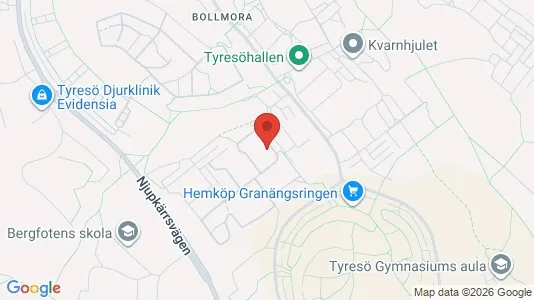 Apartments for rent i Tyresö - kort over placeringen