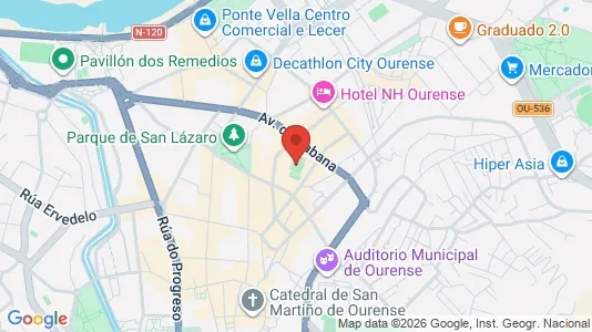 Apartments for rent in Ourense - Photo from Google Street View