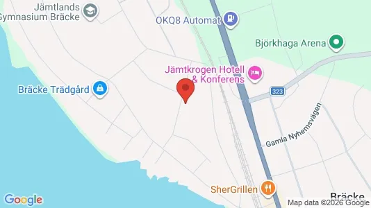 Apartments for rent i Bräcke - kort over placeringen