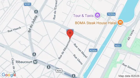 Apartments for rent in Brussels Sint-Jans-Molenbeek - Photo from Google Street View