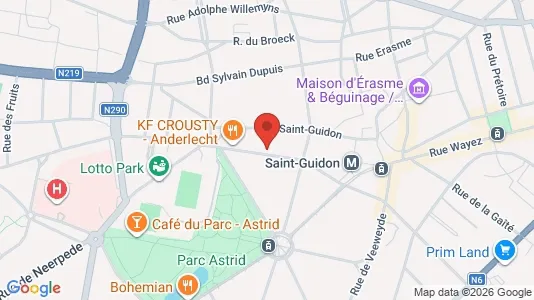Apartments for rent in Brussels Anderlecht - Photo from Google Street View
