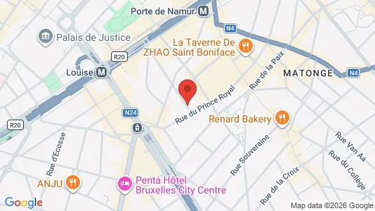 Apartments for rent in Brussels Elsene - Photo from Google Street View