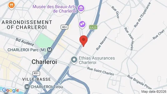 Apartments for rent in Charleroi - Photo from Google Street View