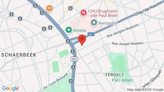 Apartments for rent in Brussels Schaarbeek - Photo from Google Street View
