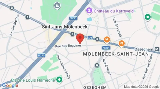 Apartments for rent in Brussels Sint-Jans-Molenbeek - Photo from Google Street View