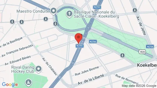 Apartments for rent i Brussels Koekelberg - kort over placeringen