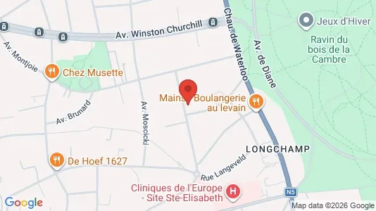 Apartments for rent in Brussels Ukkel - Photo from Google Street View