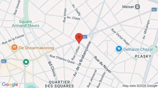 Apartments for rent in Brussels Schaarbeek - Photo from Google Street View