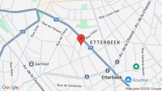 Apartments for rent in Brussels Etterbeek - Photo from Google Street View