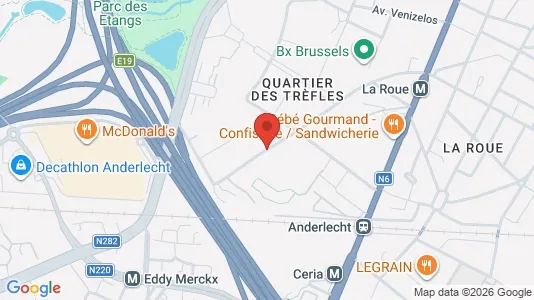 Apartments for rent in Brussels Anderlecht - Photo from Google Street View