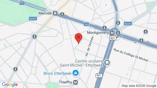 Apartments for rent in Brussels Etterbeek - Photo from Google Street View